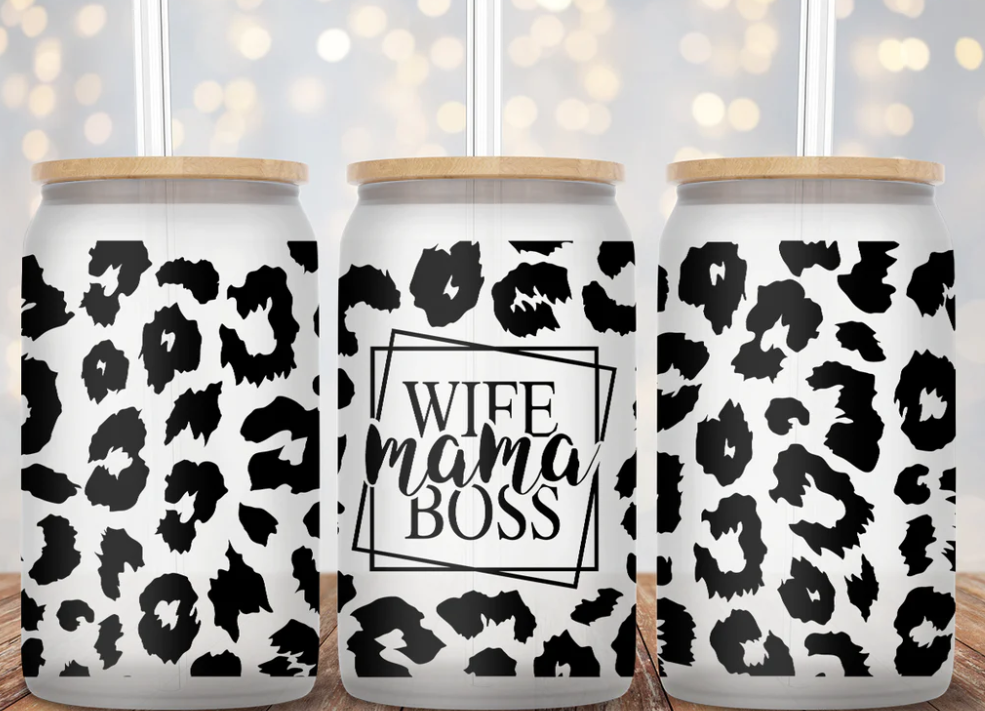 Wife Mama Boss Leopard
